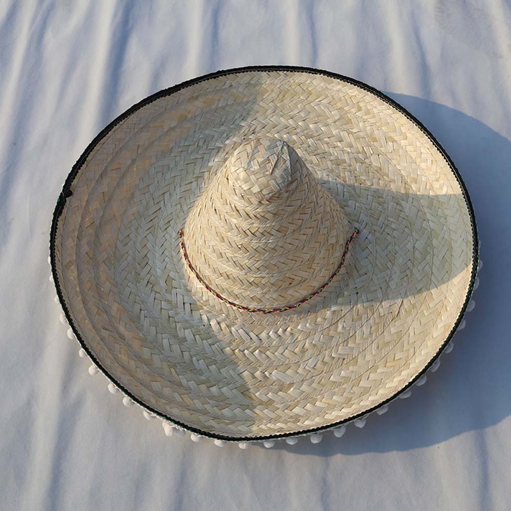 Bucket Hat Straw - Szerokiego rondu meksykańskie kapelusze imprezowe z